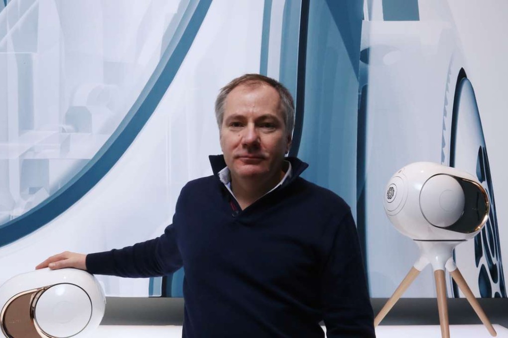 Co-founder and CEO of Devialet, Quentin Sannie. Photo: SCMP