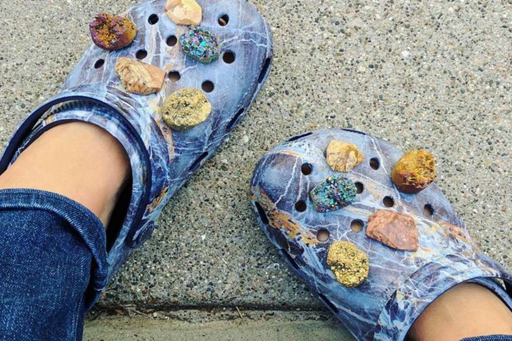 The Christopher Kane Crocs, as shown on Kane's Instagram page. Photo: Instagram/Christopher Kane