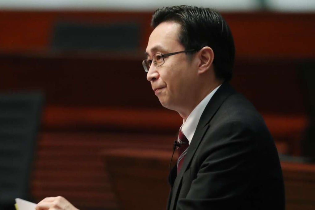 Secretary for Development Eric Ma Siu-cheung warned that if slope maintenance projects were stopped because of a lack of funds, it could pose safety hazards. Photo: Nora Tam