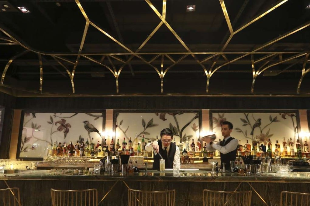 The bar at Dim Sum Library in Admiralty. Photos: Nora Tam