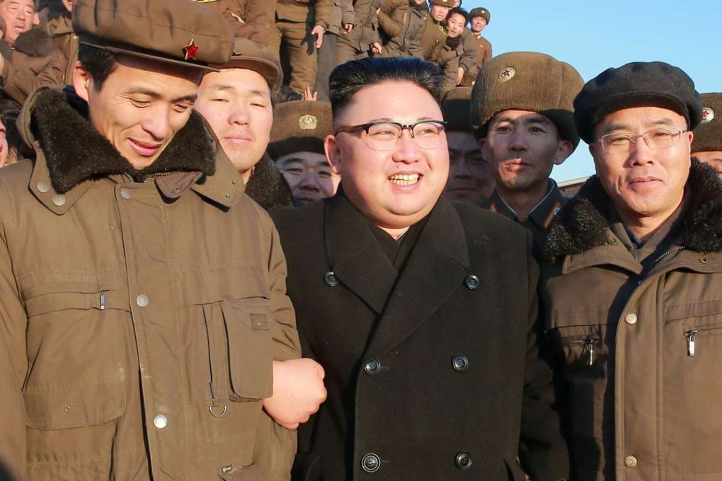 Kim Jong-un during a missile launch. Photo: Xinhua