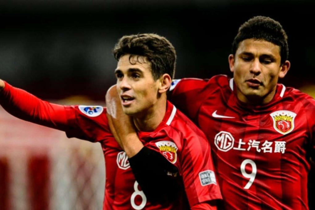 Shanghai SIPG’s 60 million euro Oscar will be in the spotlight a lot this season, but the sponsorship logo on his shirt will mean little to those outside China.