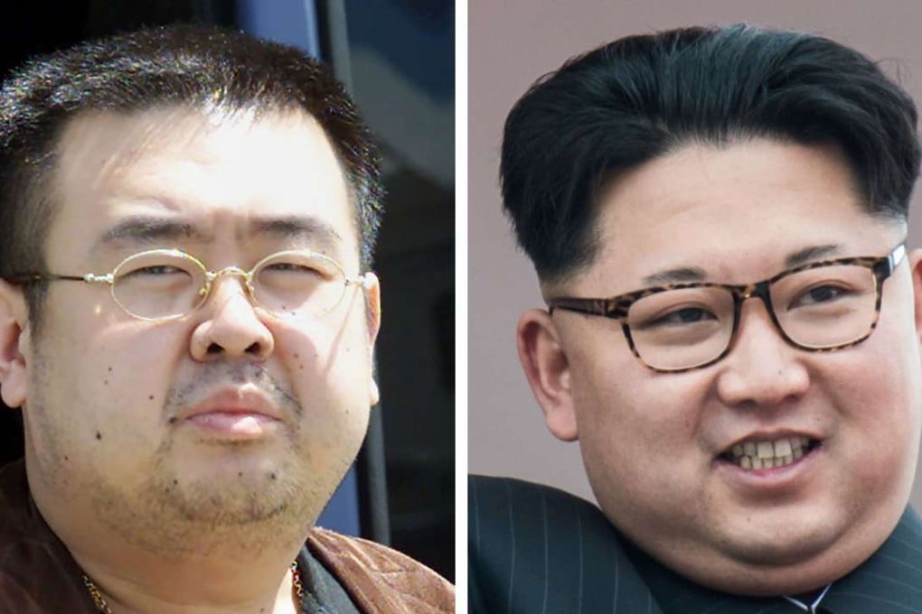 Kim Jong-nam (left) and Kim Jong-un. Photo: AFP