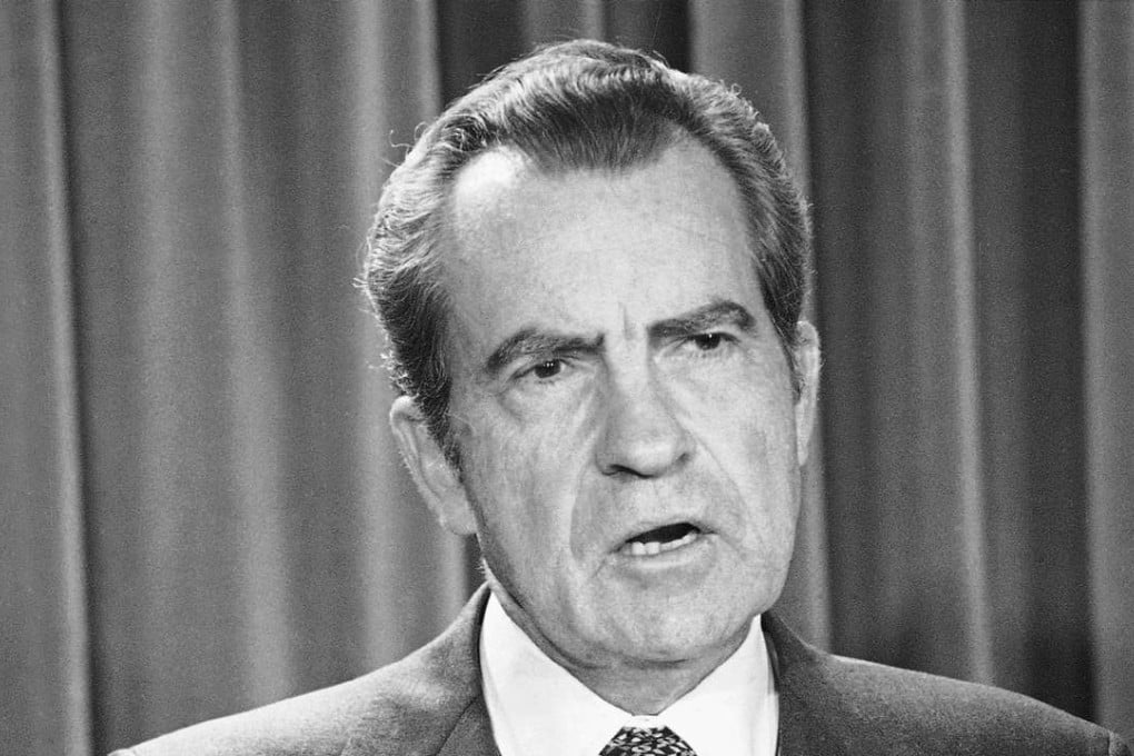 1973 file photo of former president Richard Nixon. Photo: AP