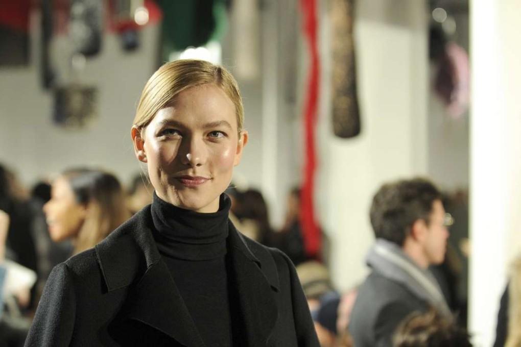 Karlie Kloss attends the Calvin Klein runway show during Fashion Week in New York. Photo: AP
