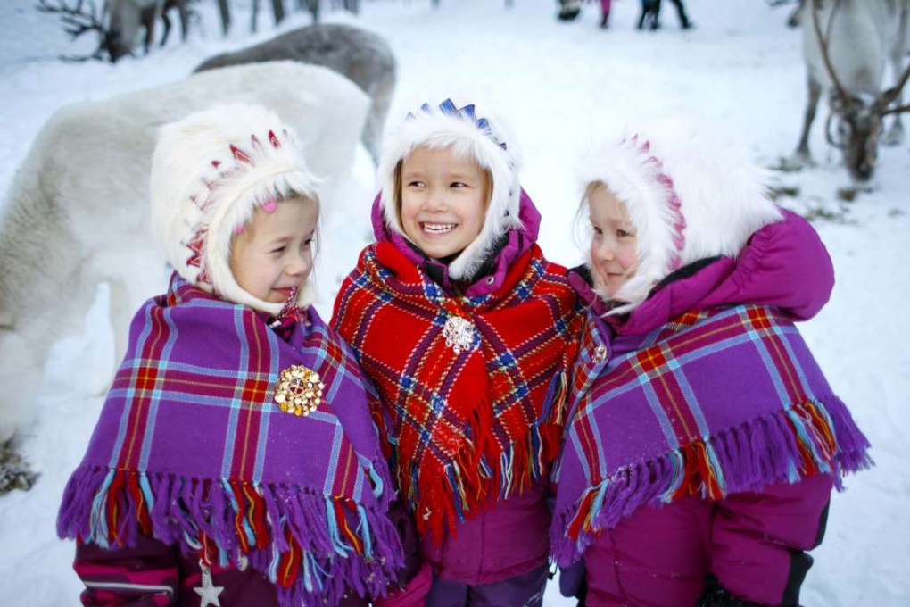 Sami children play in the reindeer kindergarten in Karasjok, Norway. The indigenous people of Europe’s Arctic region were celebrating the centenary of their national day on February 6 with some 120 events planned in Norway. Photo: NTB Scanpix via AP