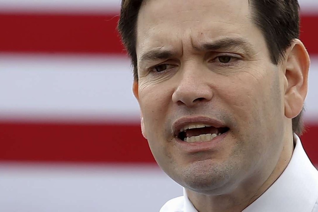 Marco Rubio co-drafted the bill on rights in Hong Kong. Photo: Reuters