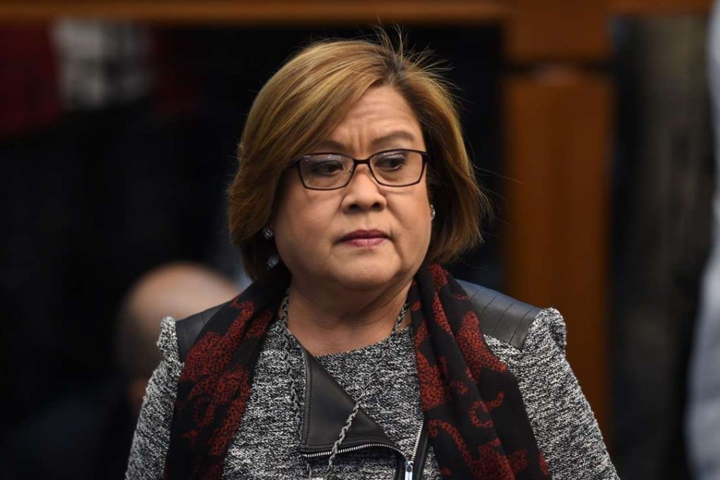 Philippine Senator Leila de Lima. Photo: AFP
