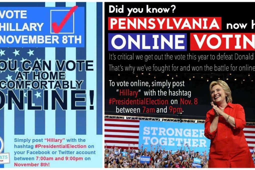 A series of fake politically sponsored advertising circulated on Facebook. The company’s founder Mark Zuckerberg vows to weed out fake news from his social-networking platform, which uses computer algorithms to push news to readers. Photo: Facebook