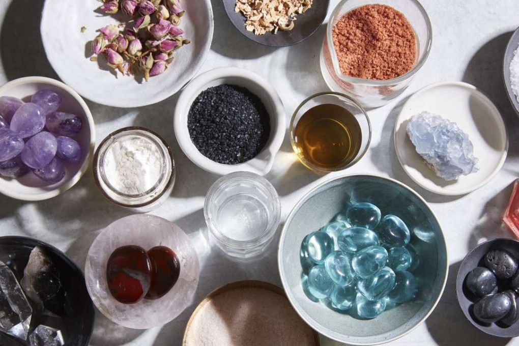 An assortment of crystals that are said to emit different energies. Photo: Alice Gao