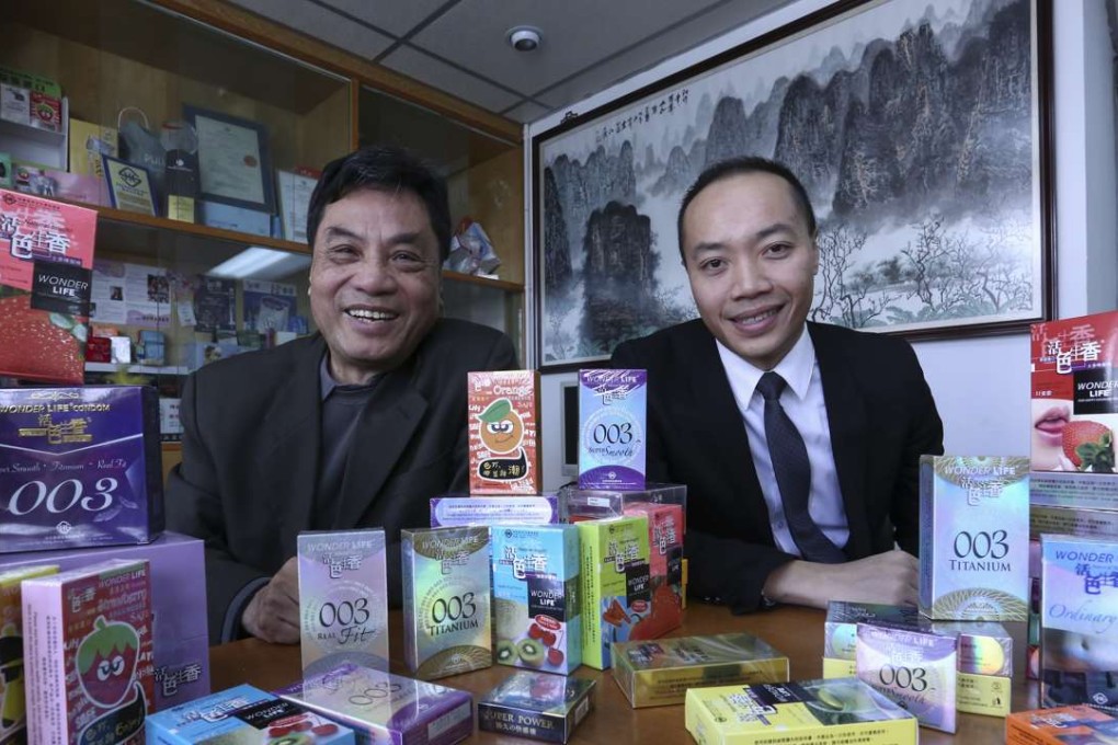 Wonder Life general manager Albert Cheng Leung-cheong (left) and his son and marketing manager Jacky Cheng Sai-kin. Photo: Jonathan Wong