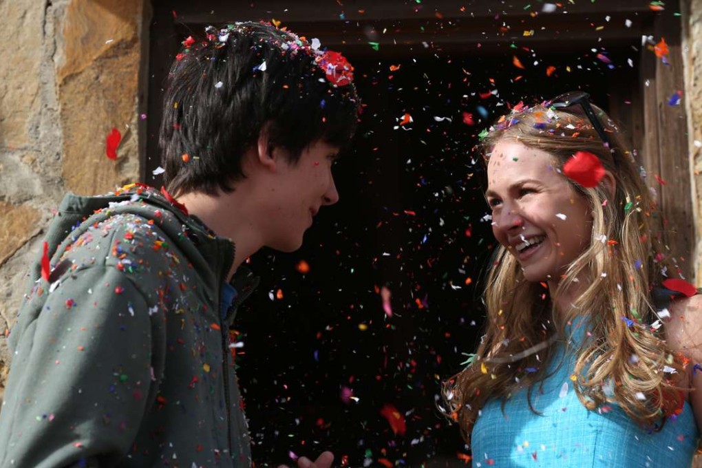 Asa Butterfield and Britt Robertson in the film The Space Between Us (category IIA), directed by Peter Chelsom.