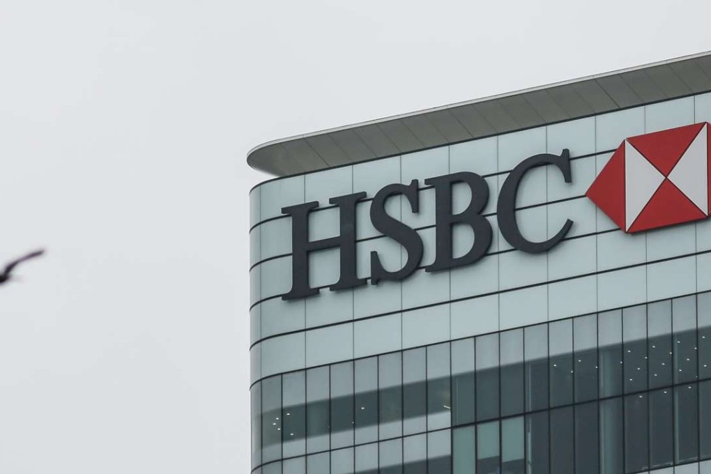 HSBC's London headquarters are pictured in the financial district Canary Wharf in London. HSBC profits plunged last year on huge writedowns and restructuring charges, the banking titan said. Photo: AFP