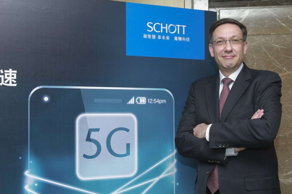 Stefan Laetsch, chief executive of Asia at Schott, says China’s smartphone makers are emphasising innovation. Photo: SCMP Handout