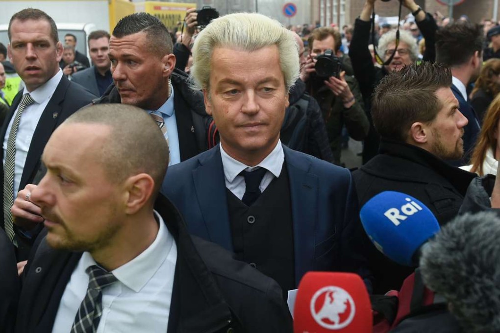 Wilders campaigns on an anti-Islam platform. Photo: AFP