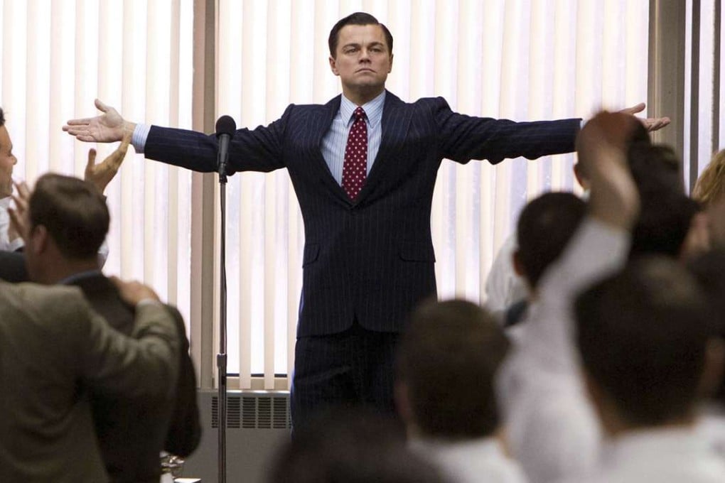 Leonardo DiCaprio in a scene from The Wolf of Wall Street. Picture: AP