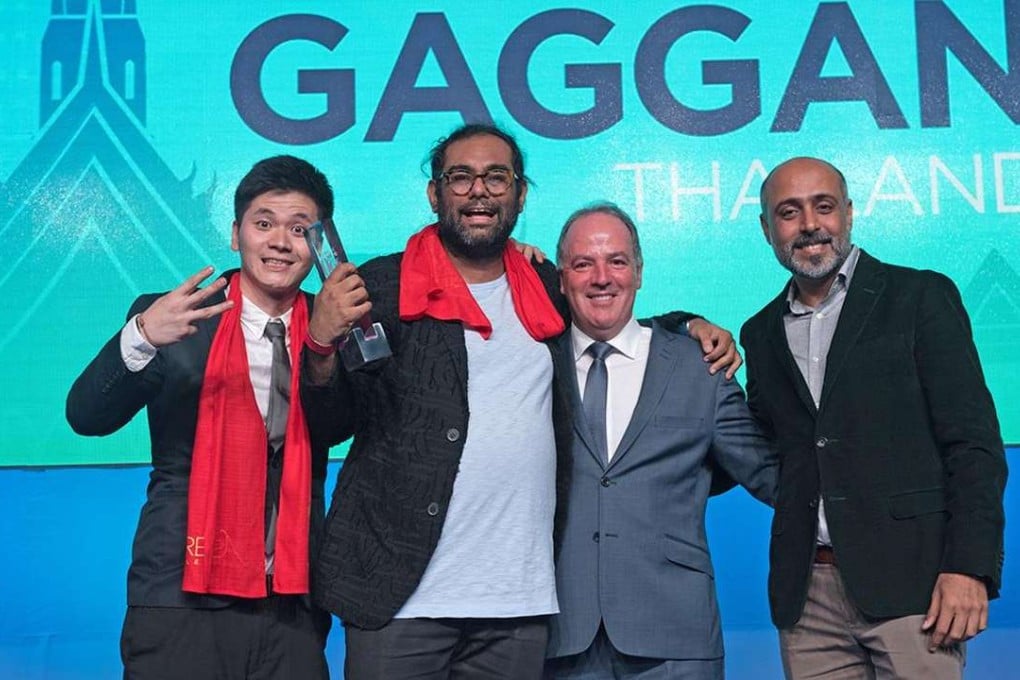 For a third consecutive year, Chef Gaggan Anand (Gaggan, Bangkok) receives the top award for The Best Restaurant in Asia. Photo: Asia’s best restaurant 2017, S.Pellegrino & Acqua Panna.