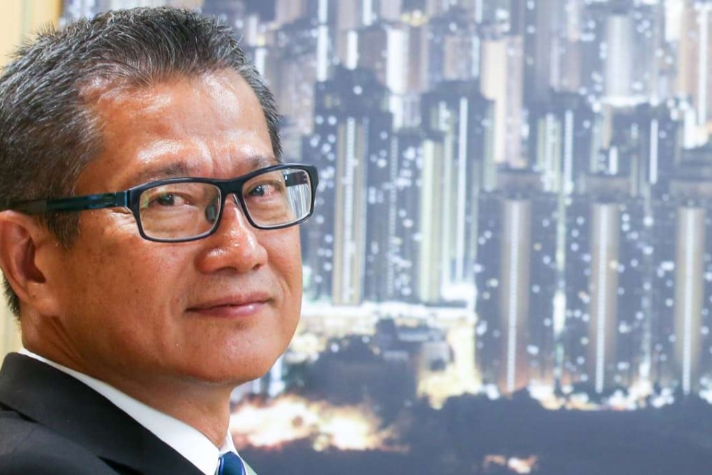Financial Secretary Paul Chan delivered his maiden budget speech in the Legislative Council. Photo: David Wong