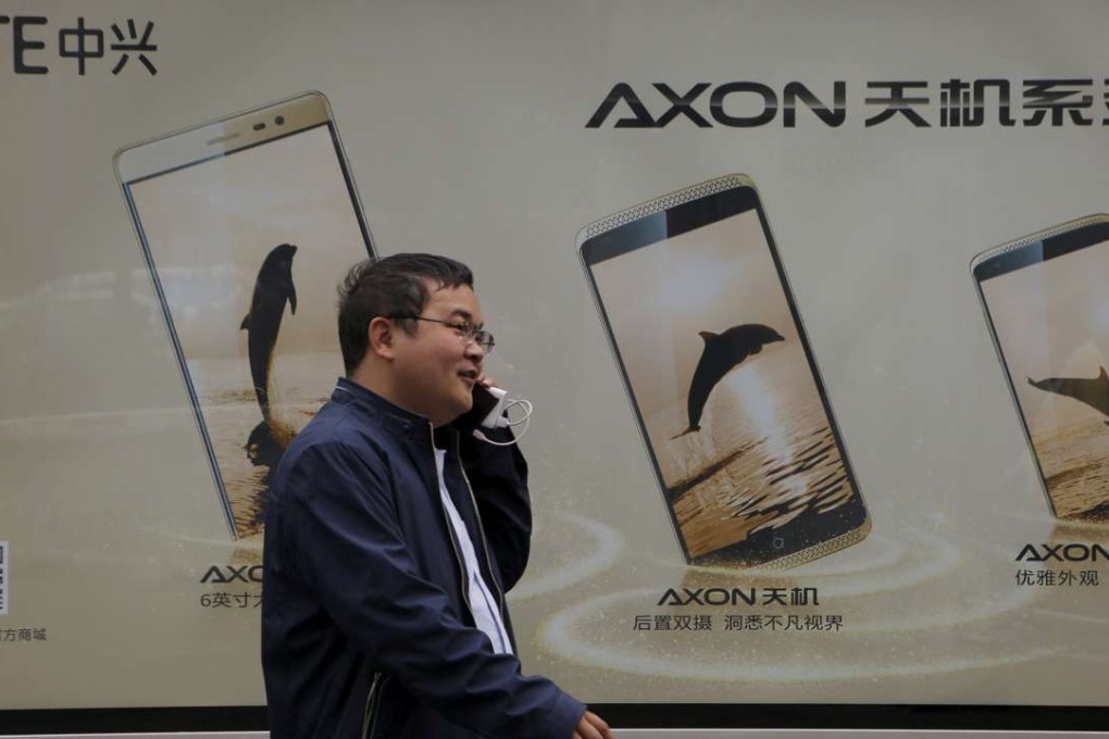 ZTE will support equipment based on the ‘5G New Radio’ standard as part of the 5G trial. Photo: Reuters.