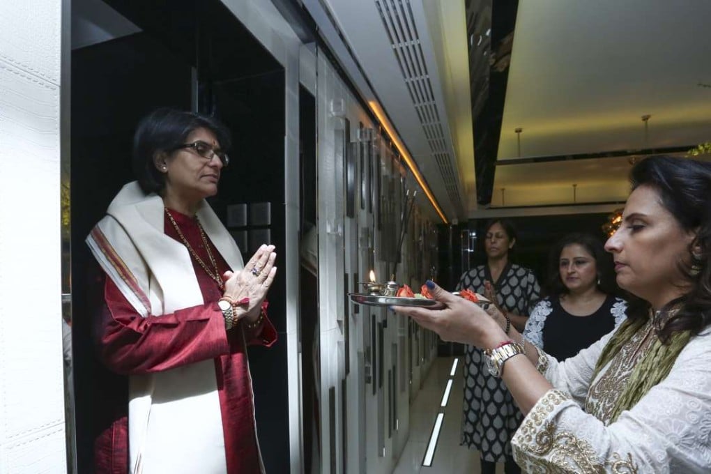 Guru Shubrahji (left) and her host Bharti Uttamchandani. Photos: Jonathan Wong