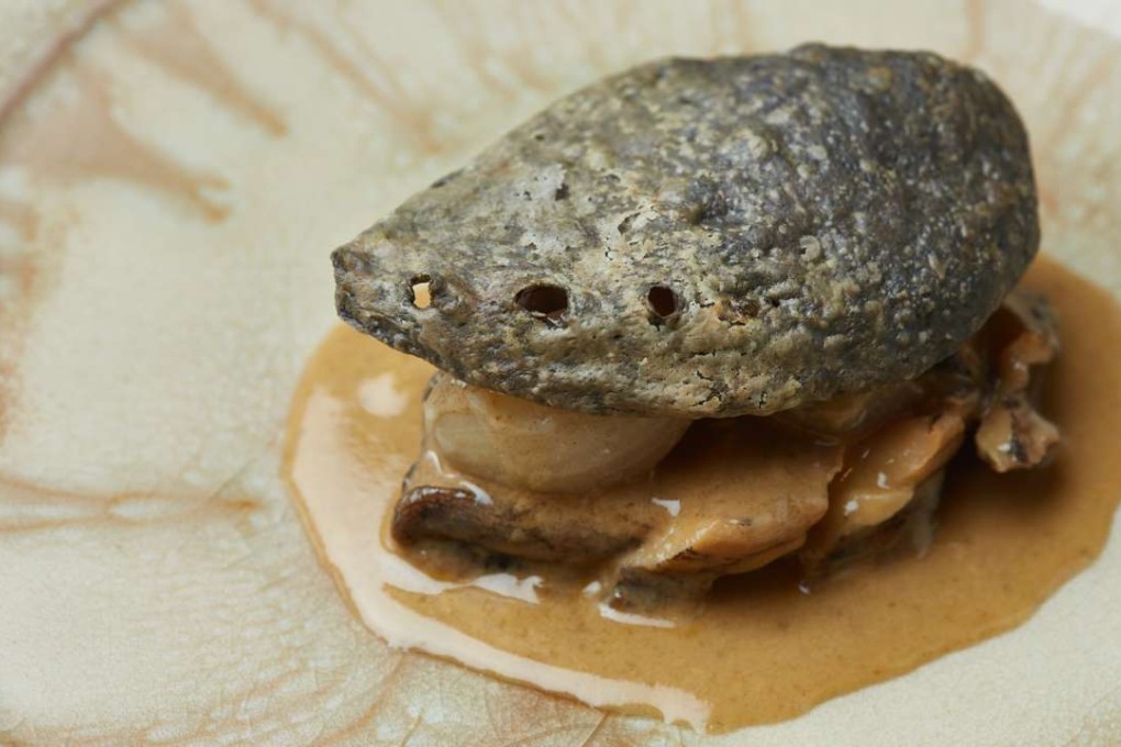 Ta Vie’s Civet braised abalone with abalone shell