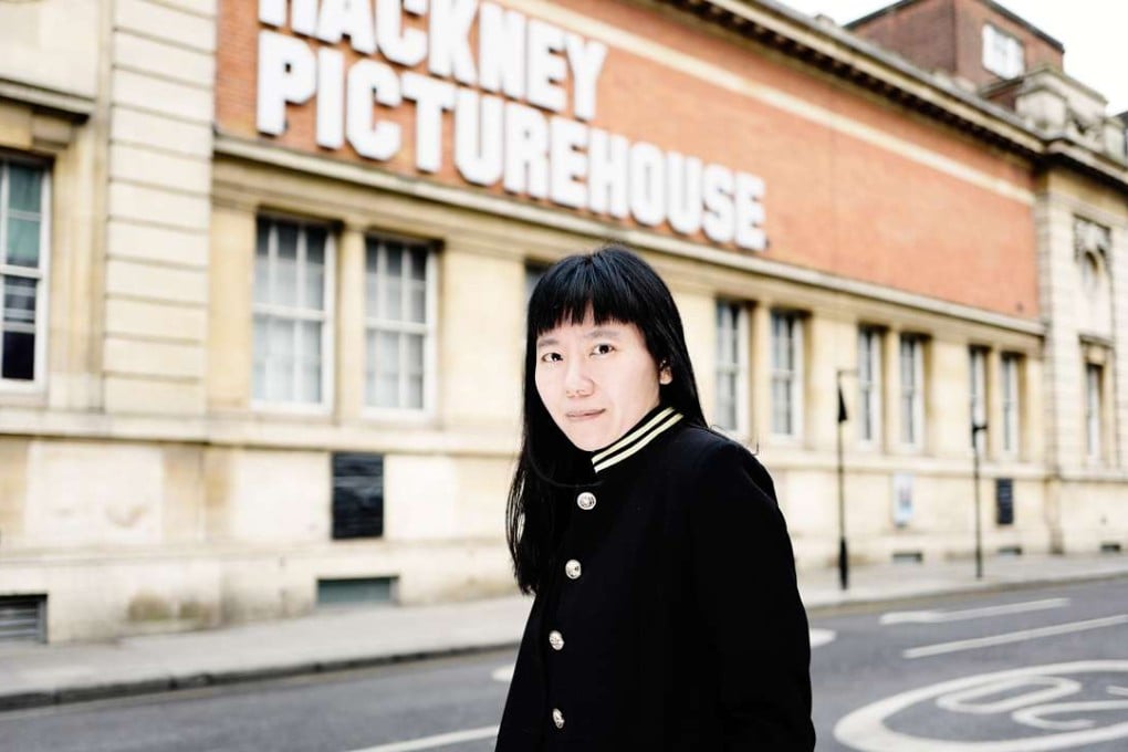 Xiaolu Guo outside the Hackney Picturehouse, London. Picture:: Ki Price