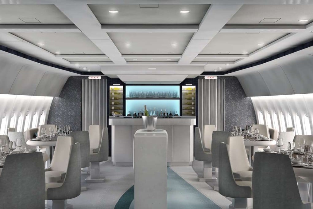 The Crystal AirCruises luxury Boeing 777-200.