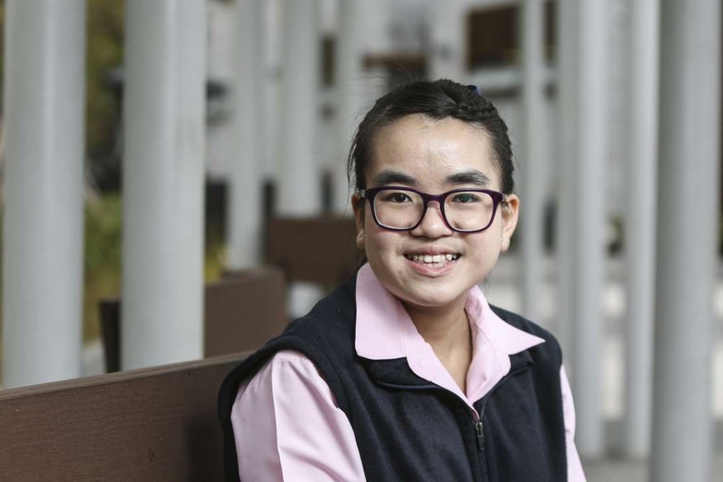 Daisy Kwok Hiu-ming has been nominated for a Student of the Year award. Photo: Xiaomei Chen