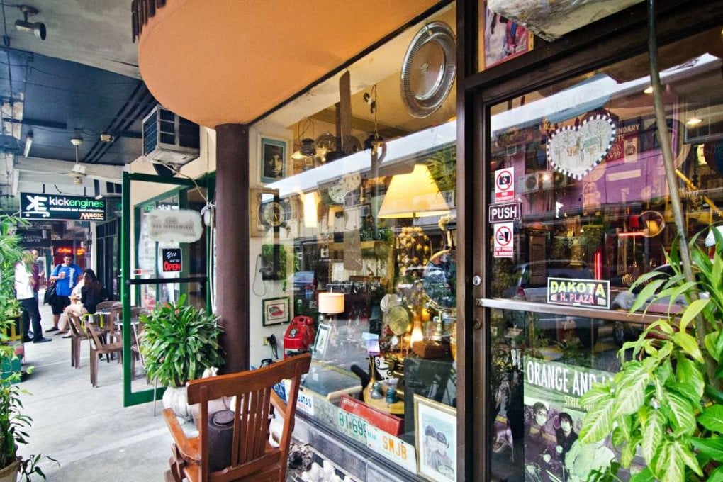 Cubao X is a popular street of cafes, bars, and music and art shops near Poklong Anading’s residence. Photo: Karim Raslan