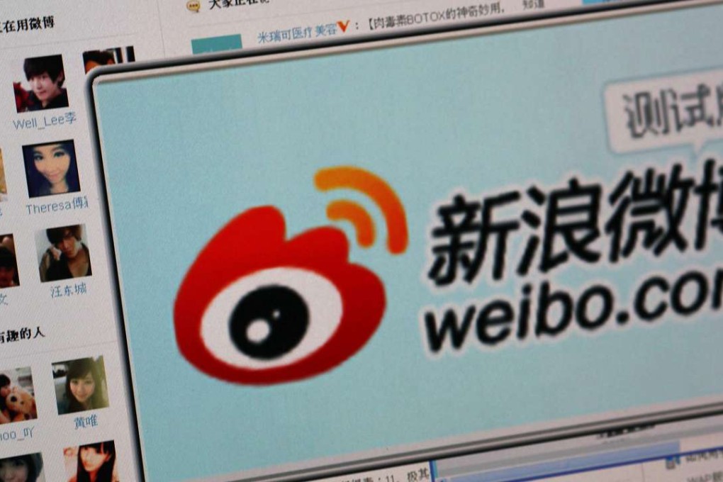 Weibo saw its monthly active users grow 33 per cent year-on-year to 313 million, 90 per cent of which were mobile users. Average daily active users in December grew 30 per cent year over year to 139 million. Photo: Reuters