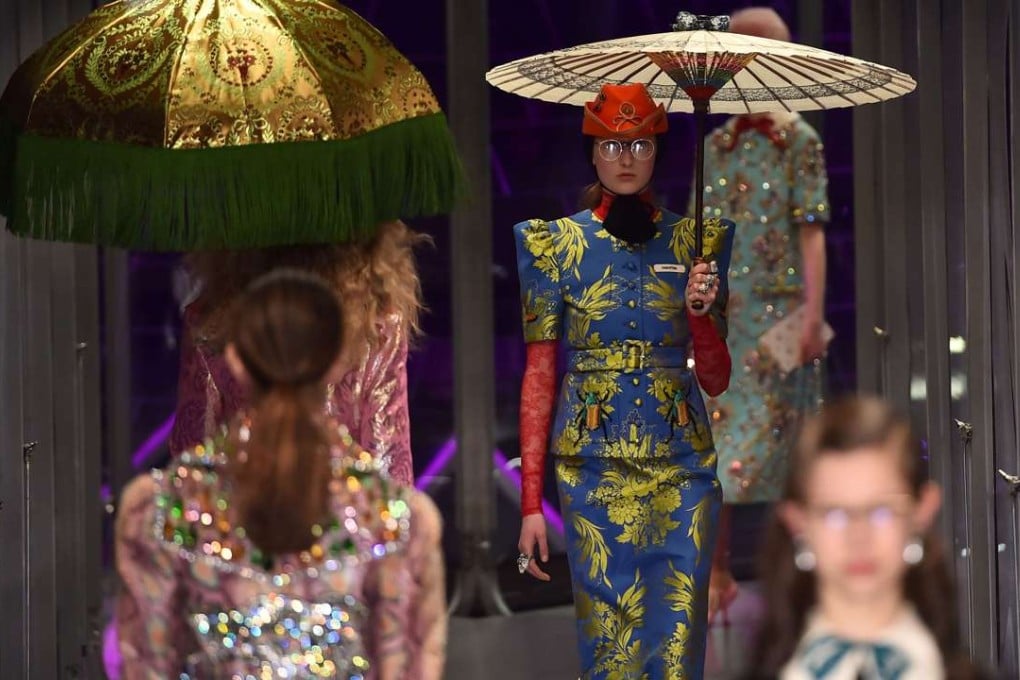 Gucci’s autumn-winter 2017/2018 show in Milan. Photo: AFP