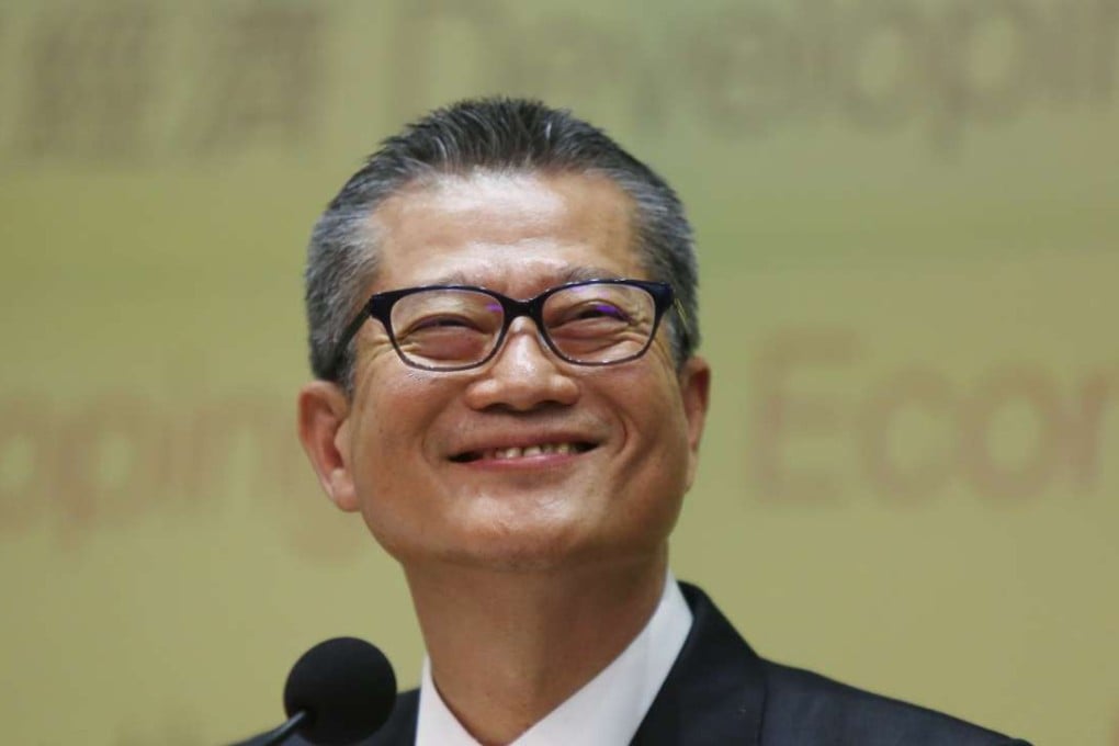 Financial Secretary Paul Chan Mo-po unveiled his maiden budget for Hong Kong on Wednesday. Photo: Xiaomei Chen