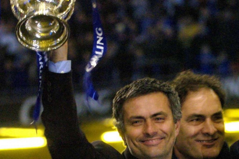 The 2005 League Cup was Jose Mourinho’s first trophy with Chelsea. Photo: AP