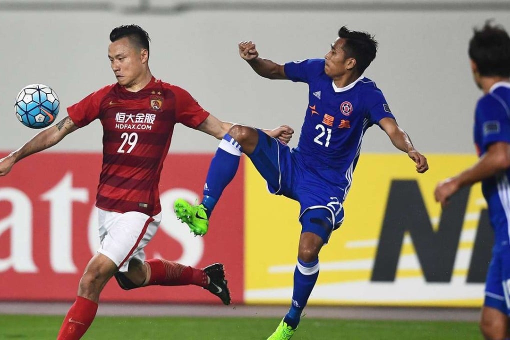 Eastern were well beaten by Guangzhou but were not helped by the lack of their fans in Tianhe Stadium. Photo: AFP