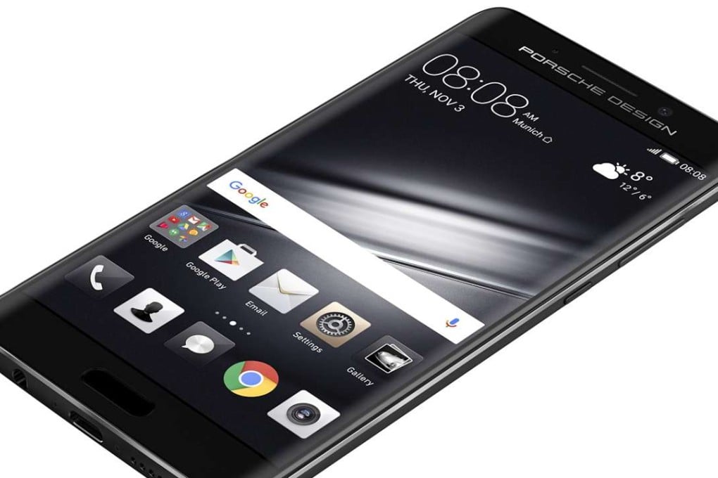 Porsche Design Huawei Mate 9 smartphone.