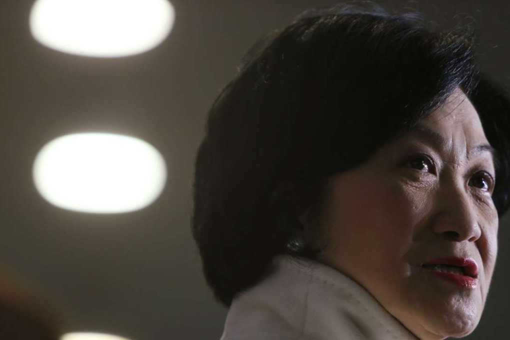 Regina Ip has secured only about 20 votes so far from the Election Committee that will pick the city’s leader next month. Photo: Sam Tsang