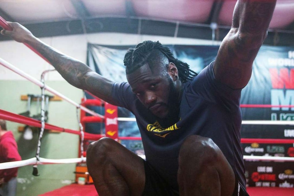 WBC world heavyweight champion Deontay Wilder has a fearsome knockout record. Photo: AFP