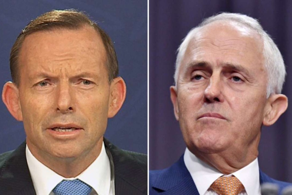 Tony Abbott and Malcolm Turnbull. Photo: EPA, AP