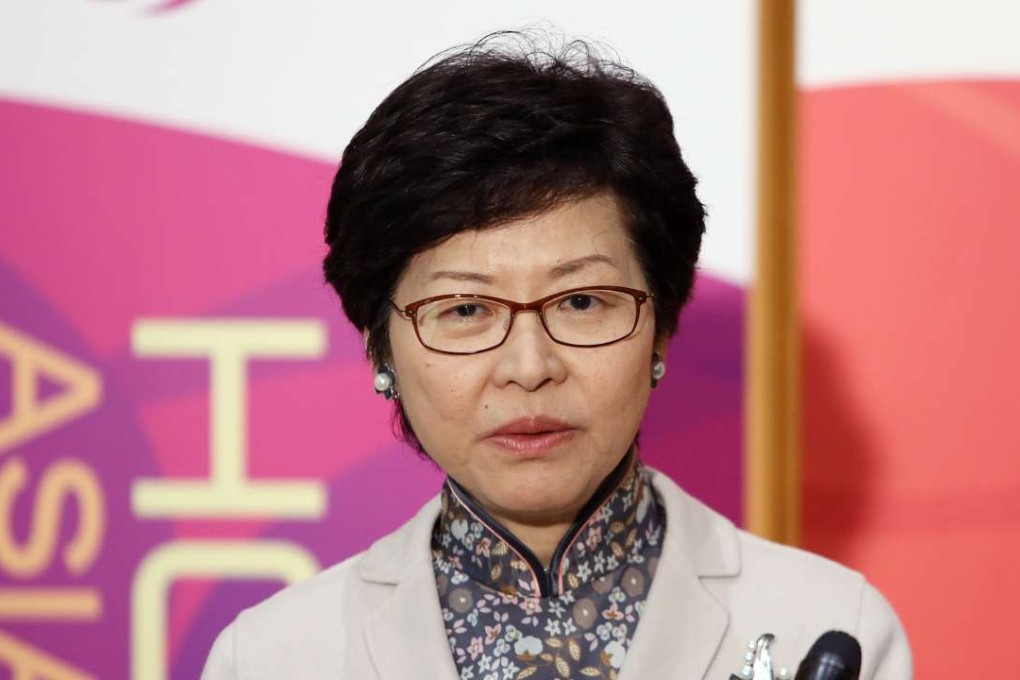 Chief executive contender Carrie Lam is expected to submit more than 300 nominations early next week. Photo: Sam Tsang