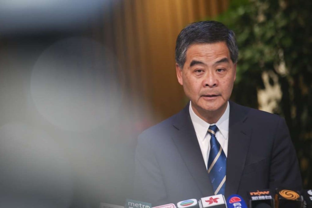 Leung Chun-ying said in early December that he would not seek re-election as Hong Kong chief executive. Photo: SCMP Pictures