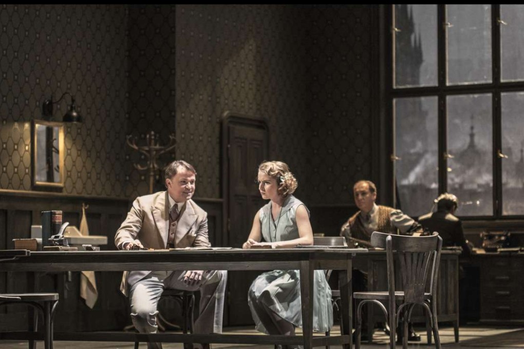 Eva Sterbova (left) and Ales Briscein in a scene from The Makropulos Case.