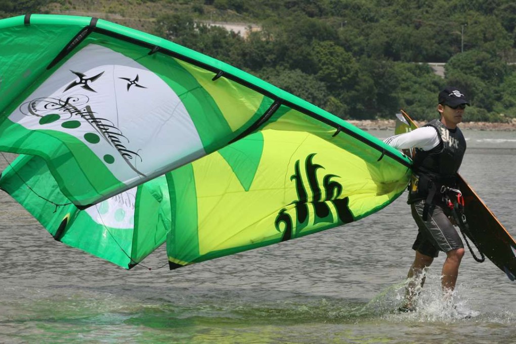 Kitesurfing in Austria offers a diversion from tasting some of the country’s wines. Photo: David Wong