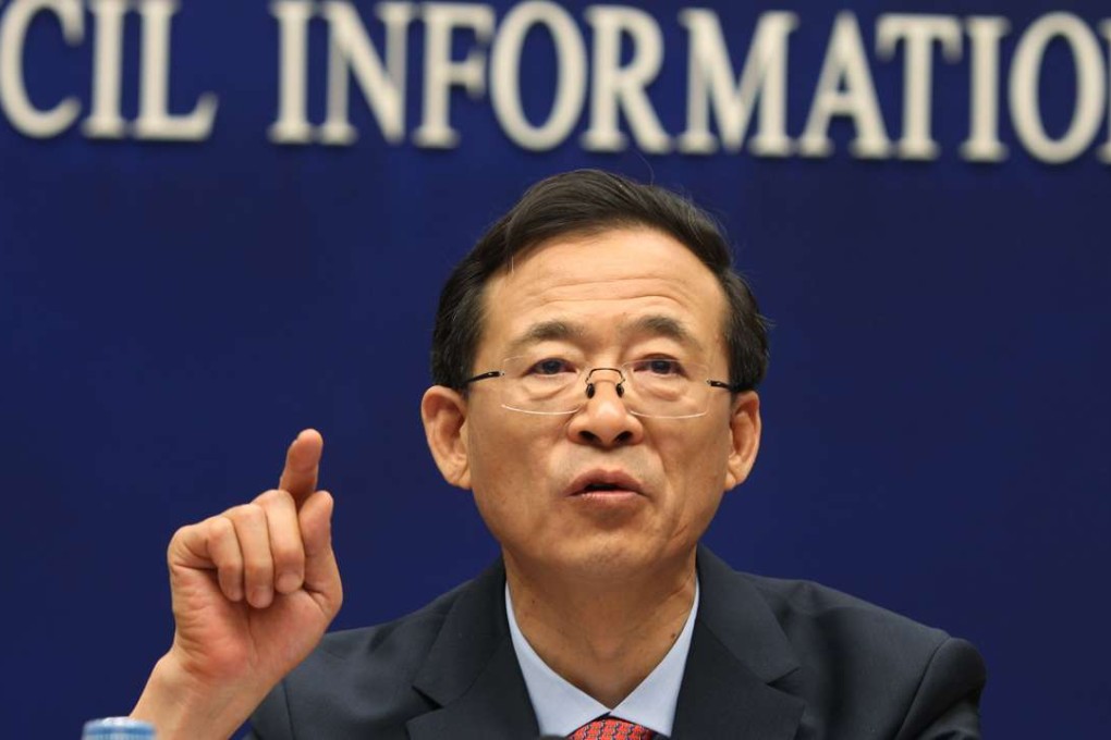 China Securities Regulatory Commission chairman Liu Shiyu said at a press conference in Beijing on Sunday that “barbarians, monsters, and big crocodiles” were damaging the interests of small shareholders. Photo: Simon Song