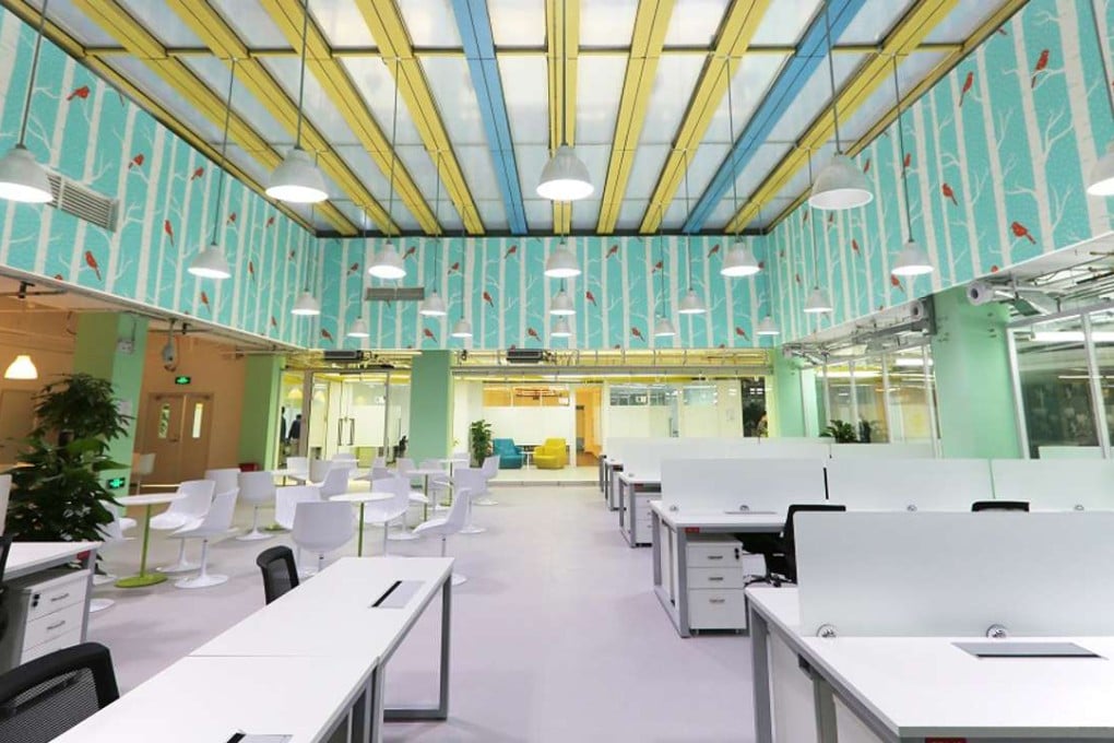 Mao Daqing, founder of 5Lmeet, has a track record in the co-sharing work space sector, having earlier founded URWork in 2015. URWork’s flagship project in Beijing’s Central Business District, a 8,000 square metre space. Photo: SCMP Handout