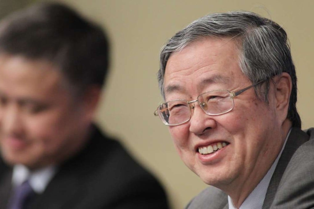 People's Bank of China governor Zhou Xiaochuan meets the press at the National People's Congress media centre in Beijing in March last year. Photo: Simon Song