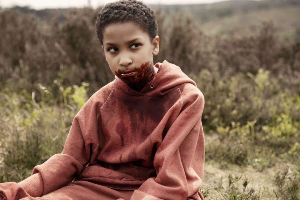 Sennia Nanua in a still from The Girl with all the Gifts (category IIB), directed by Colm McCarthy.