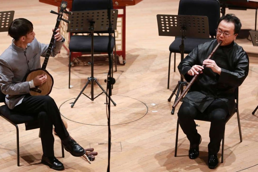 Yu Lefu (left) and Ricky Yeung performing a duet in Shanghai in 2015. Photos: Handouts