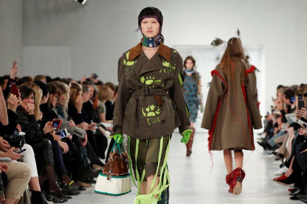 John Galliano’s collection for Maison Margiela featured some eccentric looks. Photo: Reuters