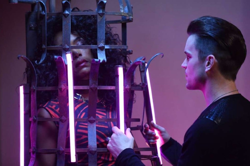 Angela Bassett and Matt Bomer in American Horror Story.