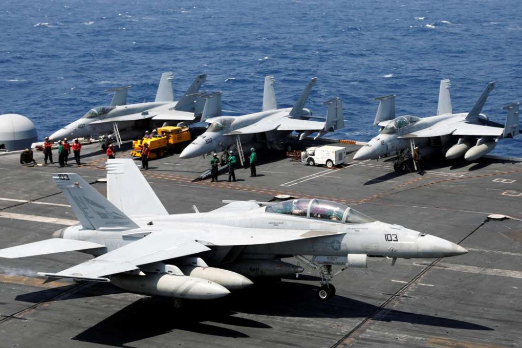 The former general said China faces external threats, such as US aircraft carriers patrolling the South China Sea. Photo: Reuters